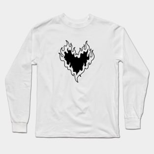 heart on fire Long Sleeve T-Shirt